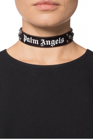 Leather choker, zdjęcie 2 Leather choker od Palm Angels